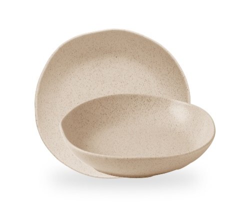 SC Nutmeg Cream Natural Organic Deep Bowl 25cm Carton of 6
