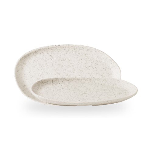 SC Barley White Natural Organic Platter 26 x 20cm Carton of 6