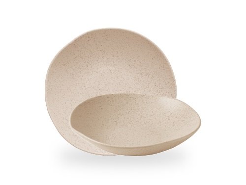 SC Nutmeg Cream Natural Organic Coupe Bowl 22cm Carton of 6