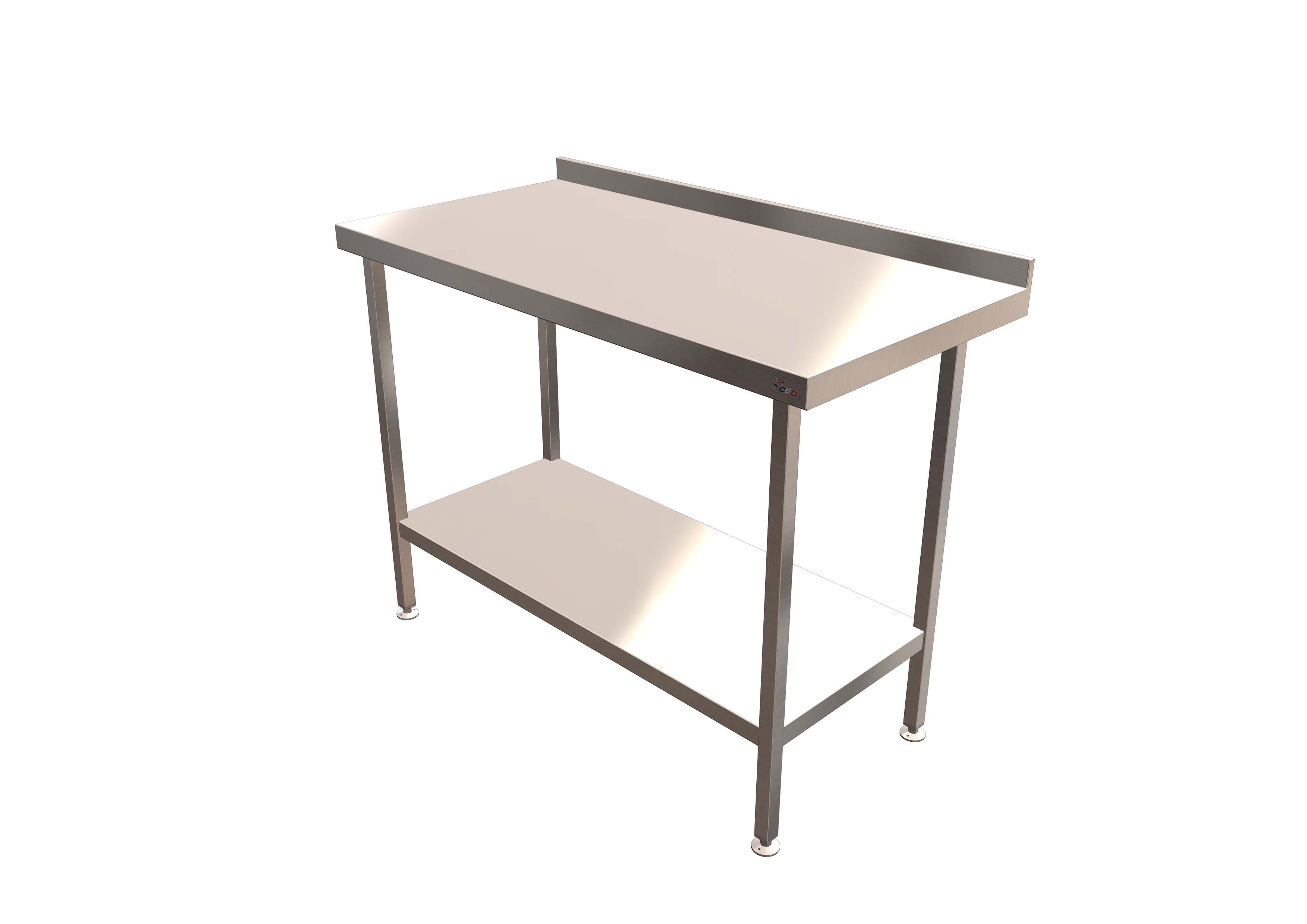 Wall Bench 600mm x 700mm x 900mm with Undershelf