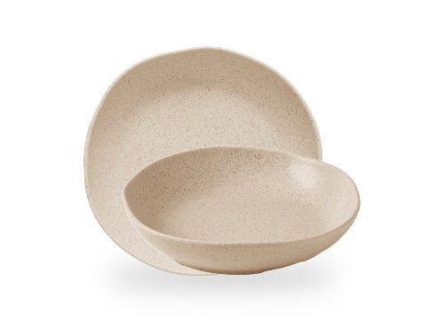 SC Nutmeg Cream Natural Organic Deep Bowl 21.5cm Carton of 6