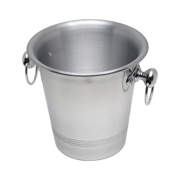 Aluminium Wine Bucket With Ring Hdls  3.25Ltr